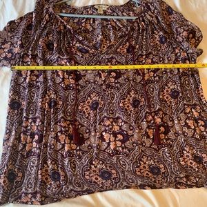 Lucky Brand paisley shirt 2x